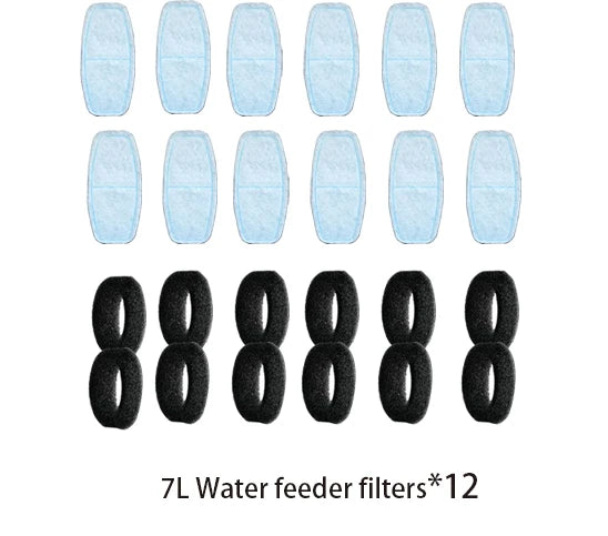 12PCS Filters For 7L Bowl