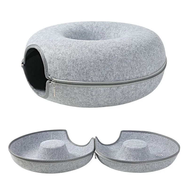 Cat Tunnel Bed - For Indoor Cats